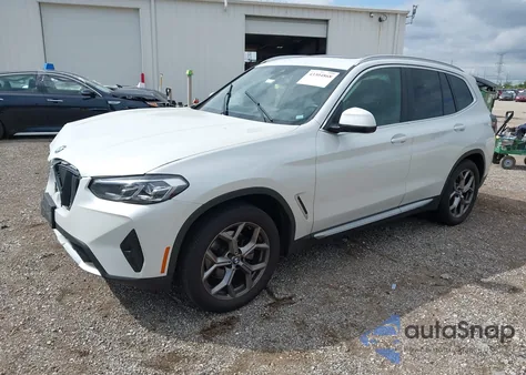 2022 BMW X3 xDrive30I из США, поврежденный, VIN 5UX53DP00N9N11834
